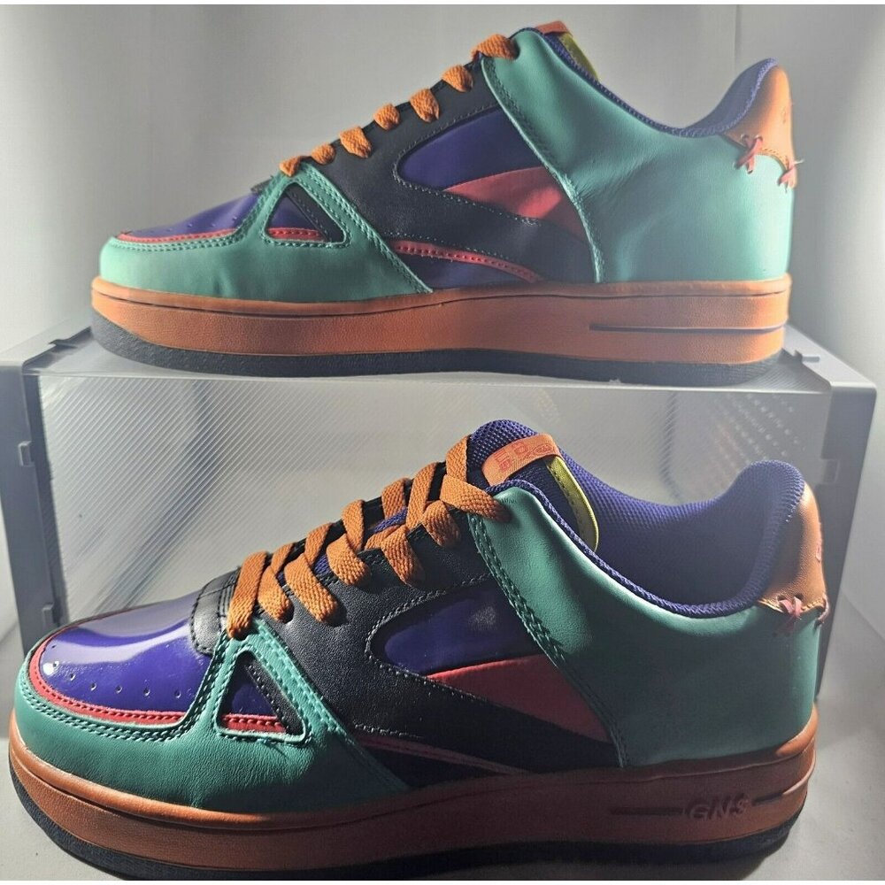 Greedy Genius Rare  Sneakers Root Of All Evil  Purple/Red/Black/Men’s Size 9